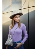 Women\'s fitted lilac turtleneck 3212024 - Online store - Boutique